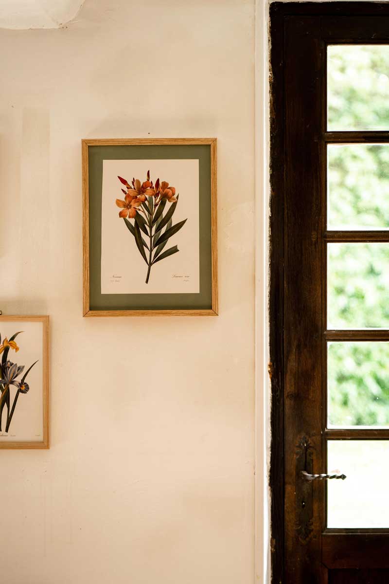 Détail de décoration, au Cottage du Manoir d'Argentel
