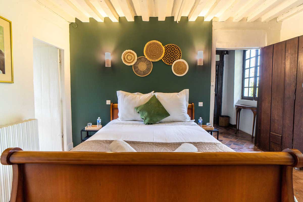 Chambre, au Cottage du Manoir d'Argentel