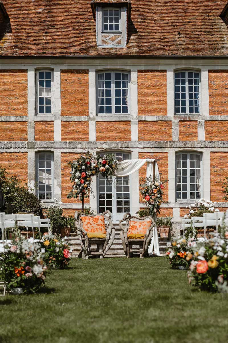 La façade Sud du Manoir d'Argentel
